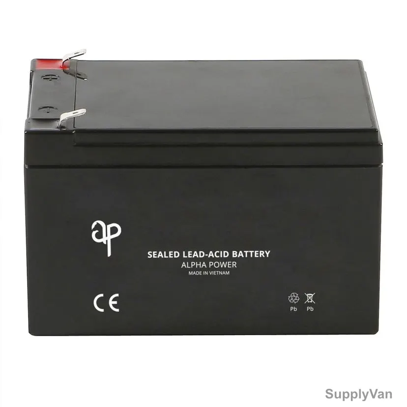 Alpha Power VRLA AGM Battery, AP12-5, 12V, 5Ah