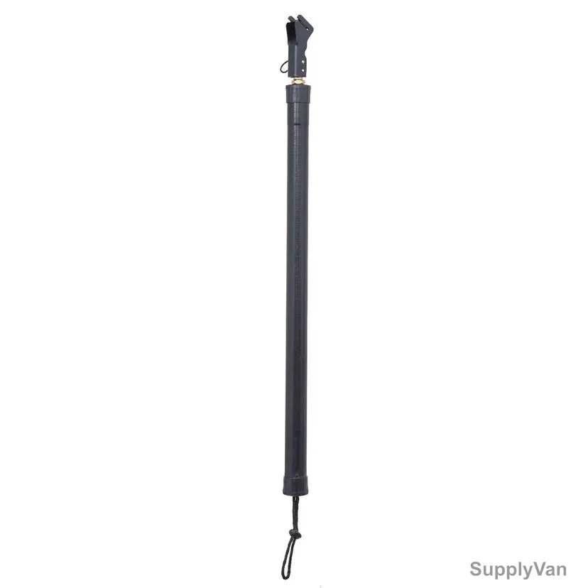 Karam Rescue Pole, PN-821N, Fiberglass, 0.75 Mtr to 3 Mtrs Length, Black