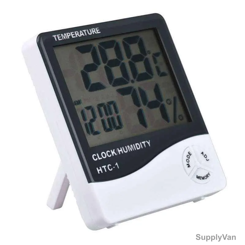 Temperature and Humidity Meter, HTC-1, 1.5V, -10 to 50 Deg.C — image 1