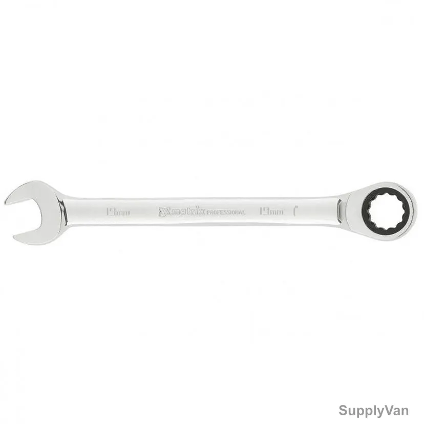 Mtx Combination Ratchet Wrench, 148129, 12 Point, 19MM