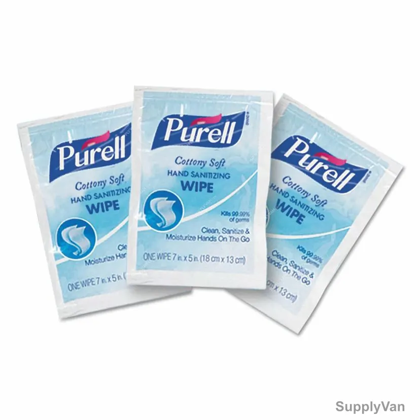 Purell Cottony Soft Hand Sanitizing Wipes, 9026-1M, White, 25 Pcs/Pack — image 1
