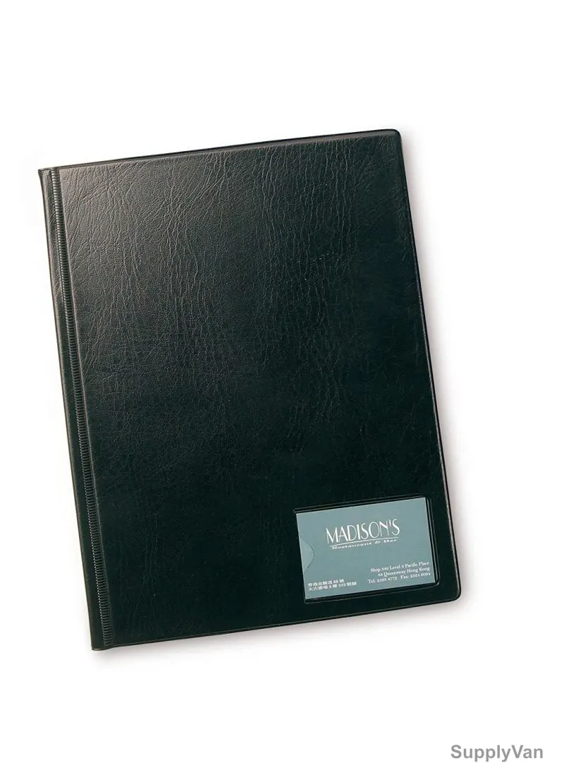 Rapesco Display Book, RPSA424BK, A4, 24 Pockets, Black