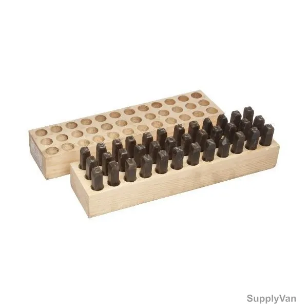 Young Bros Combination Letter and Figure Set, 08361, 3/8 Inch, 36PCS