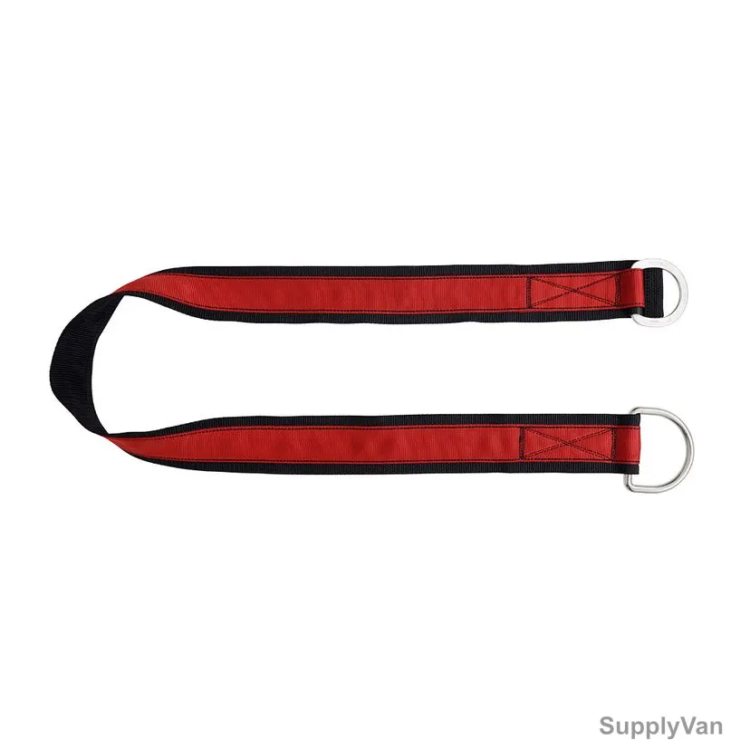 Karam Cross Arm Anchor Strap, PN806, Polyester, Type B, 44MM Width x 1.5 Mtrs Length, Red/Black