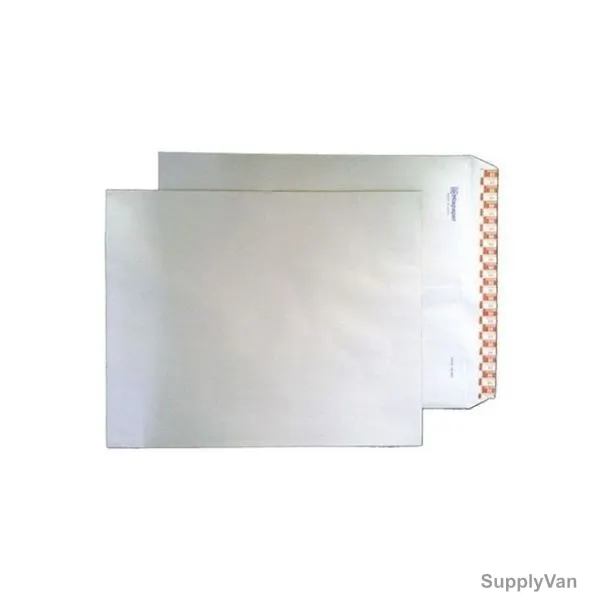 Self Seal Business Envelope, Paper, White, 10 Pcs/Pack