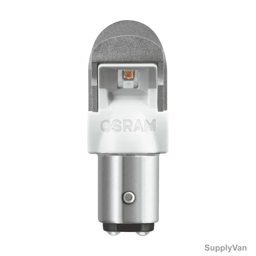 Osram LEDriving Premium SL Automotive Signal Bulb, 1557YE-02BEC, BAY15D, 12V, 2/0.4W, 2 Pcs/Pack