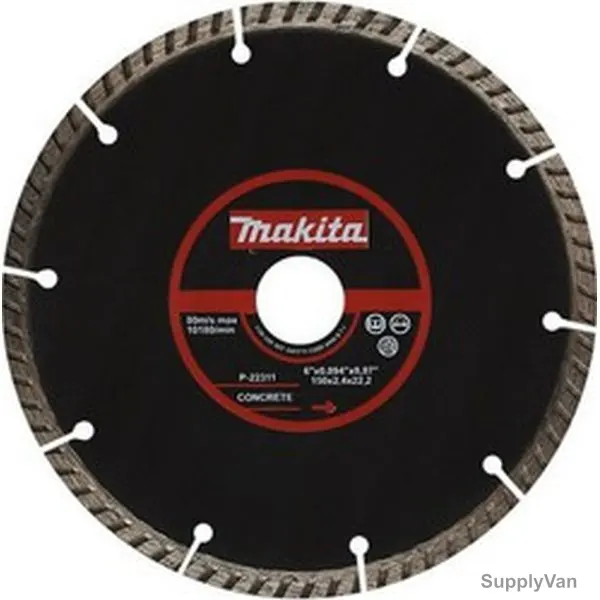 Makita Segmented Diamond Blade, A-83836, Dry, 155MM, Blue