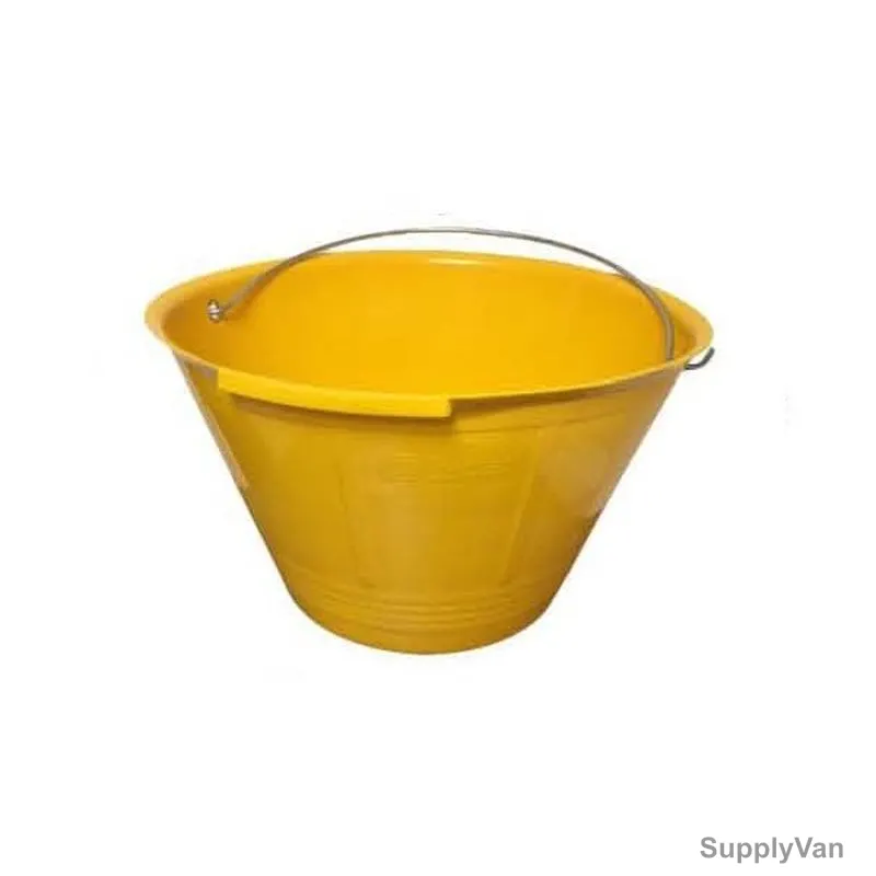 Bartek Bucket, 14 Litres, Plastic, Yellow