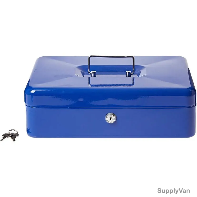 Cash Box, Metal, 80 x 120MM, Blue — image 1