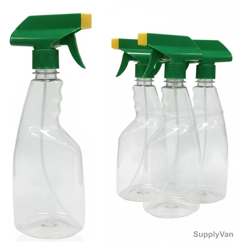 Swish Super Heavy Duty Spray Bottle, HDPE, 800ML, Green/Clear, 4 Pcs/Pack — image 1