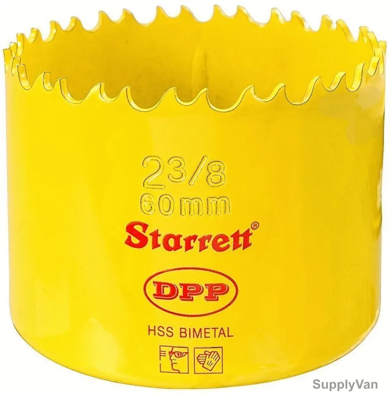 Starrett Dual Pitch Professional Hole Saw, DH0238, 86mm