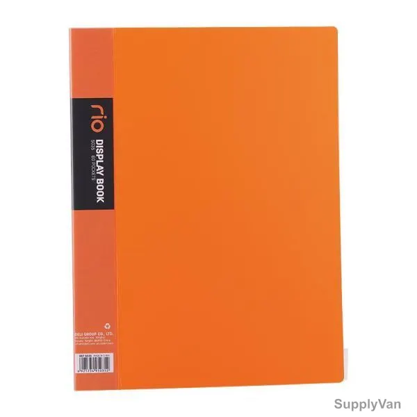 Deli Display File, E5035, Rio, 60 Pocket, Orange
