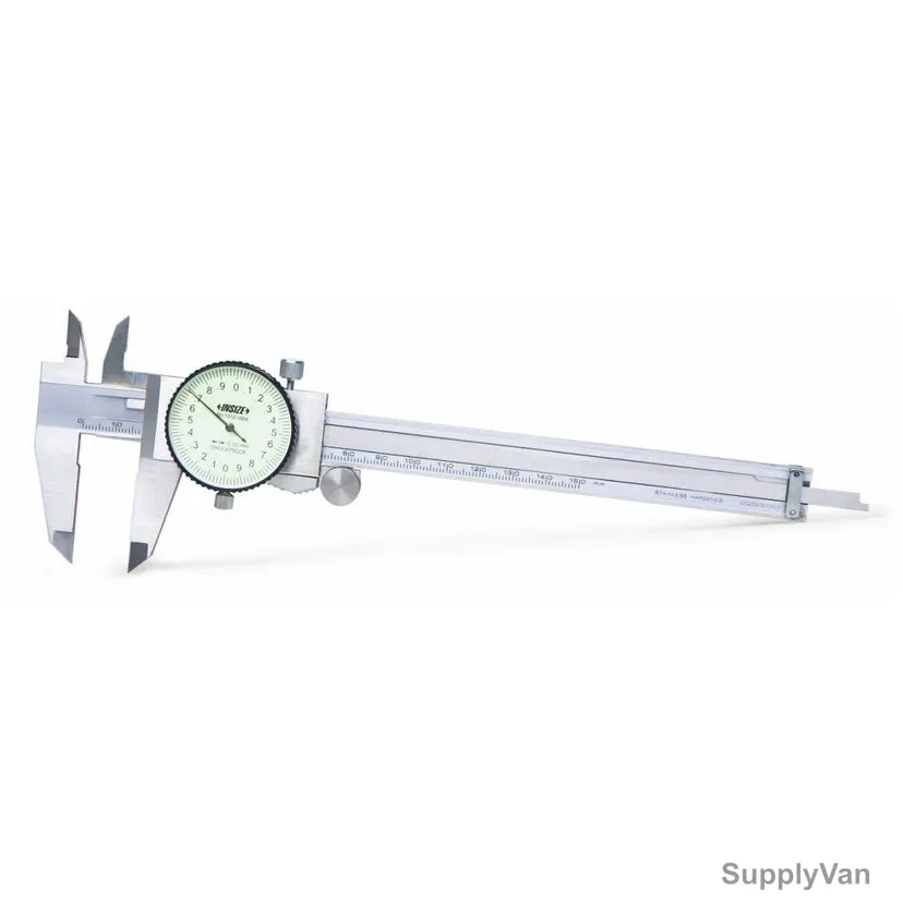 Insize Dial Caliper, ISZ-1312-150A, 0-150MM, Silver