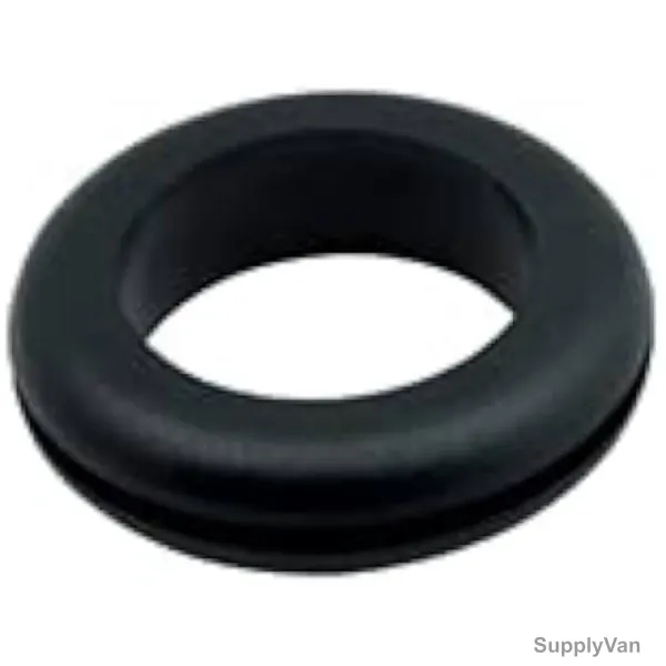 Open Type PVC Rubber Grommet, 38MM Hole Dia, Black, 100 Pcs/Pack