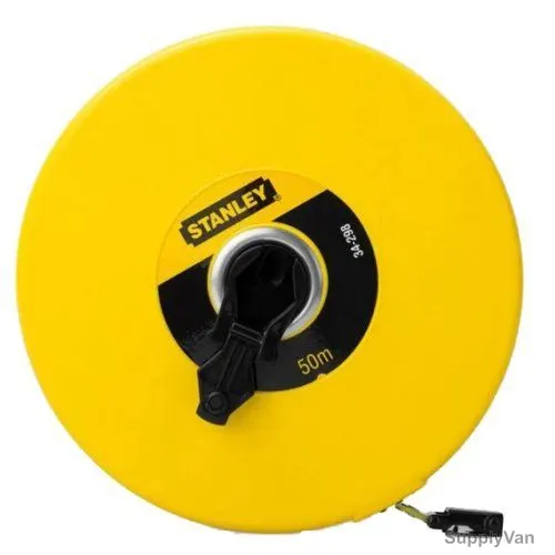 Stanley Fibreglass Measuring Tape, 34-298, 50 Mtrs