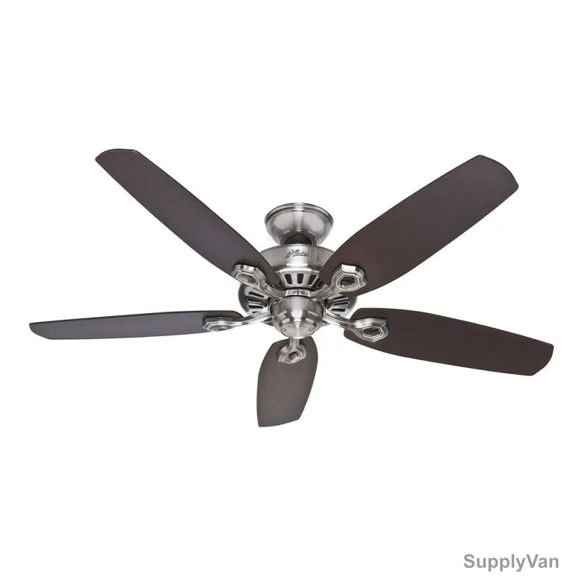Hunter Ceiling Fan, 50566, Builder Elite, 132CM, Brushed Nickel