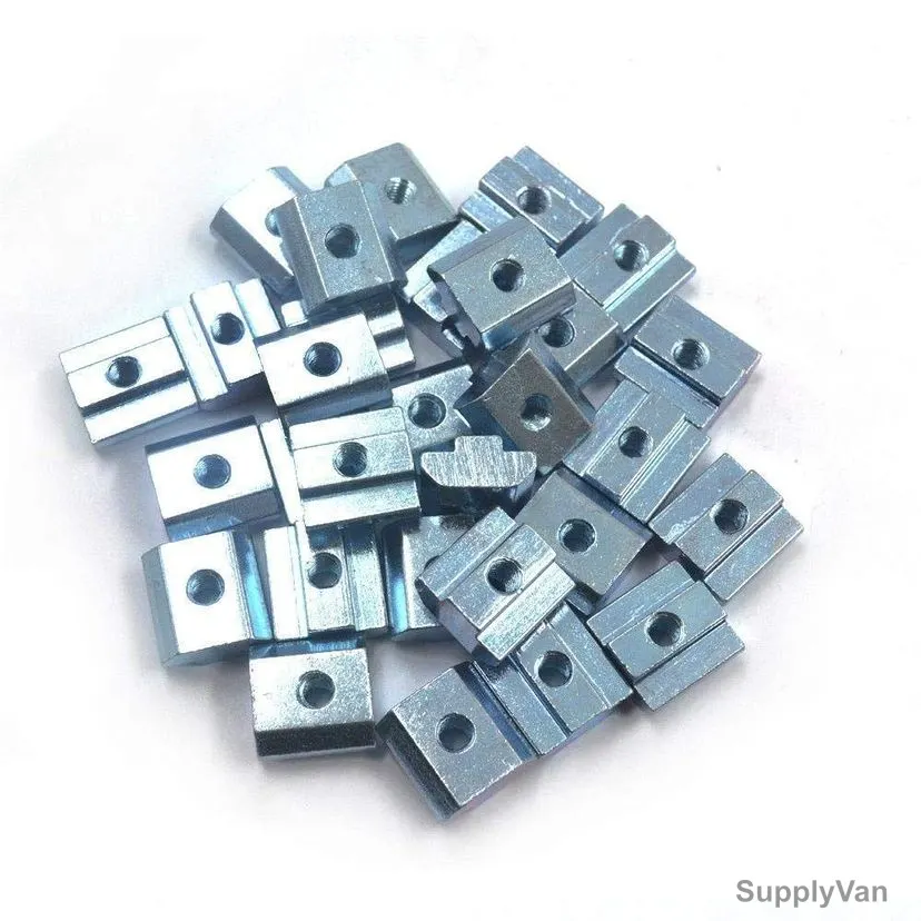 Extrusion T-Sliding Nut, 20 Series, Metal, M6, PK50