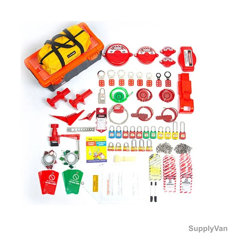 Lok-Force Mid Mechanical Loto Kit, LOKT-MEMD-303, 237 Pcs/Kit