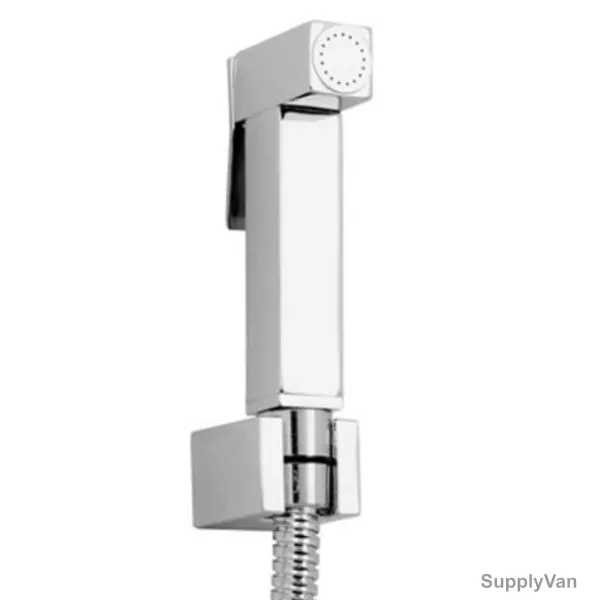 Touch Square Handheld Shattaf Set, Chrome