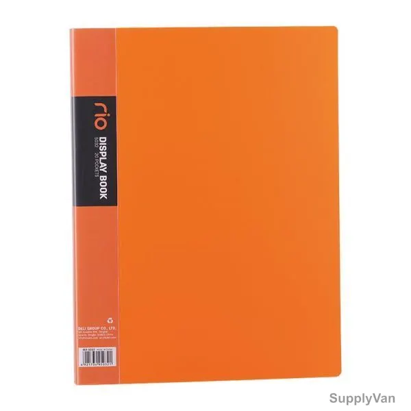 Deli Display File, E5032, Rio, 20 Pocket, Orange