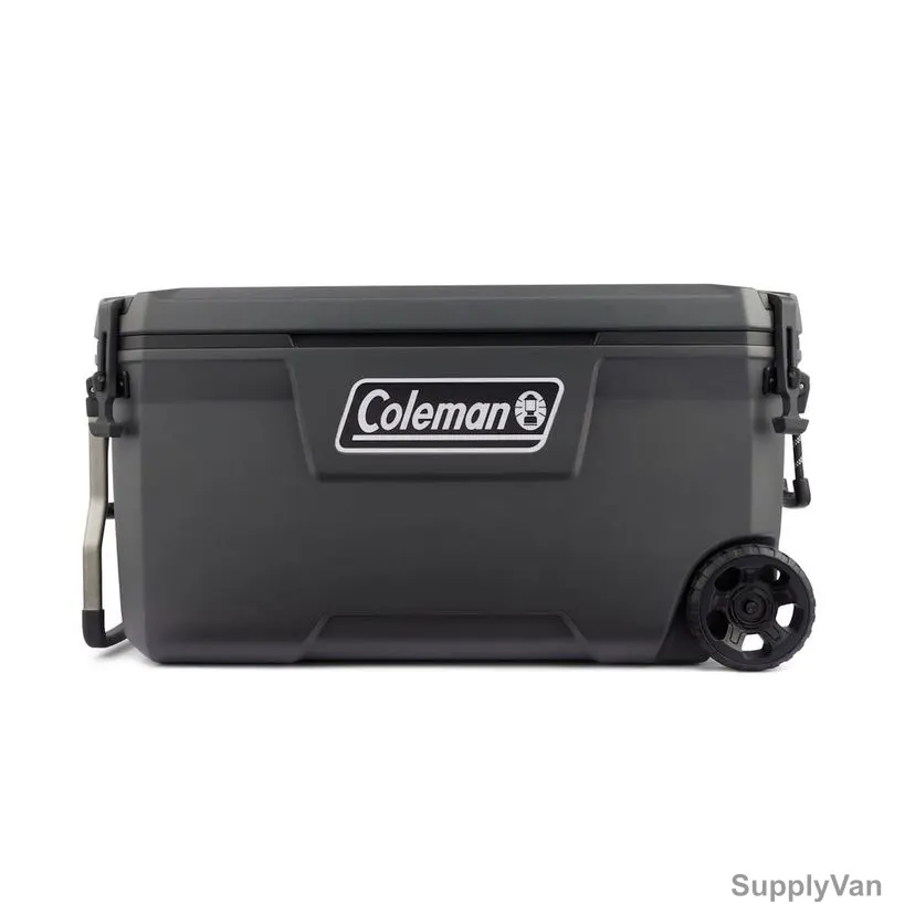 Coleman Wheeled Cooler Box, 2213849, Convoy, Polyurethane, 97 Ltrs Capacity, Grey