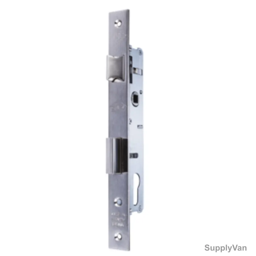 Dorfit Narrow Mortise Lock With Cylinder, 511-20, 20MM Backset Size, Satin Matte Finish