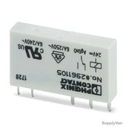 Phoenix Contact Plug-In Miniature Power Relay, REL-MR-24DC-21, 24VDC, 6A — image 1