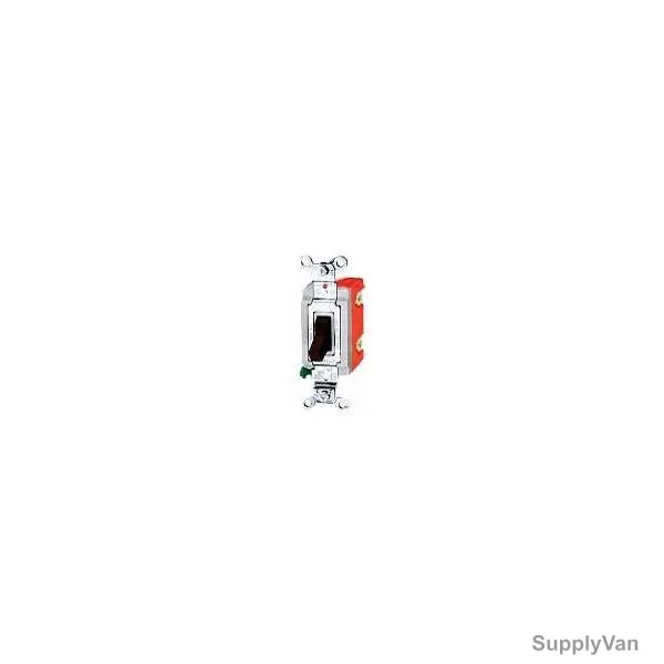 Hubbell 2 Way Toggle Switch, HUBHBL1221W, 20A, 120-277VAC