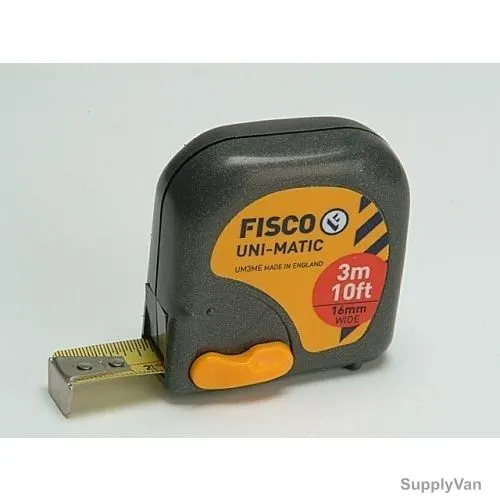 Fisco Measuring Tape, UM3ME, Uni-Matic, 3 Mtrs x 16MM