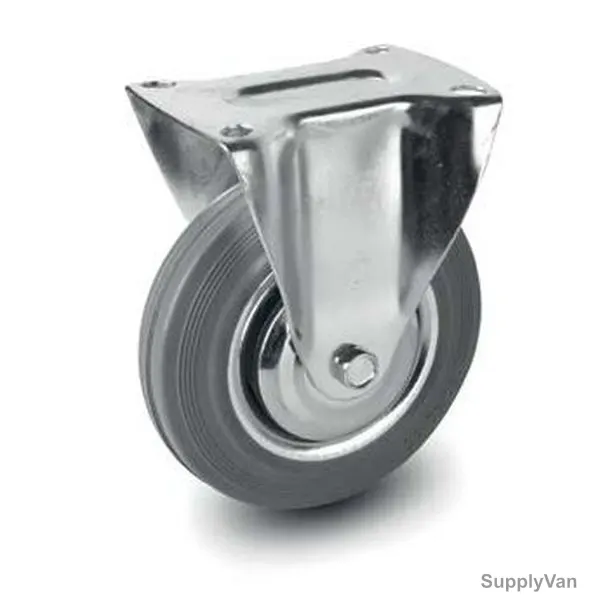 NSF Germany Fix Plate Caster, 005125, Medium Duty, 12.5CM, 100KG
