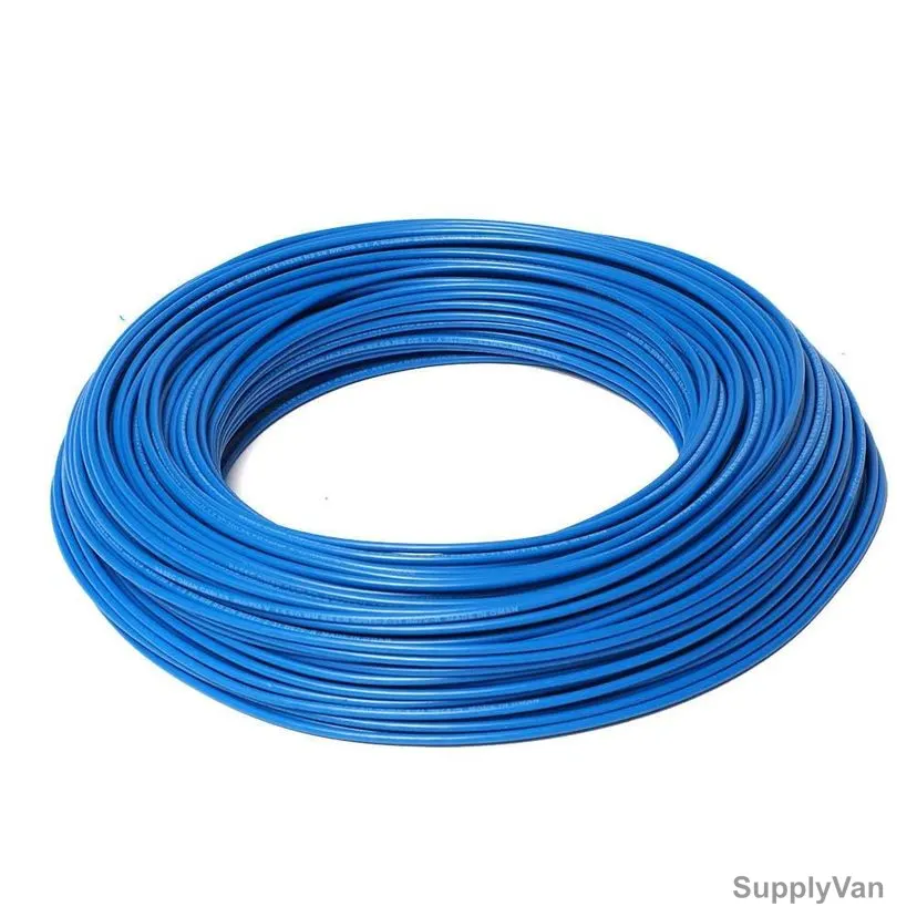 Oman Single Core CU PVC Cable, 2.5 SQ.MM x 100 Yards, Blue — image 1