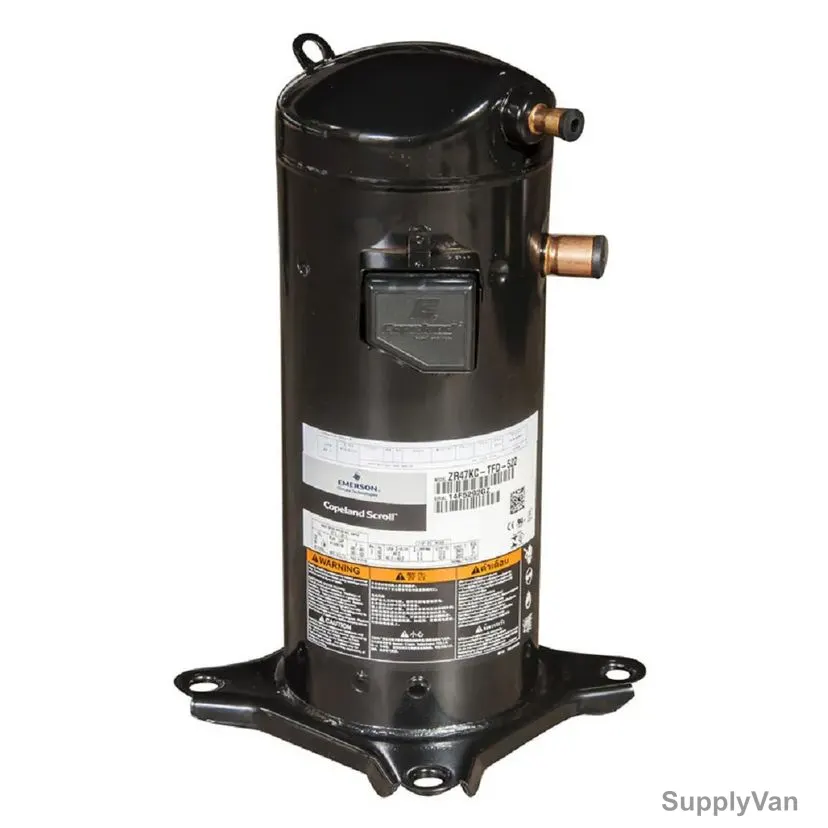 Copeland Scroll Compressor, ZR94KCE-TFD-522, ZR Series, 3 Phase, 6950W, 7.8 HP, 2.51 Ltrs Oil Capacity