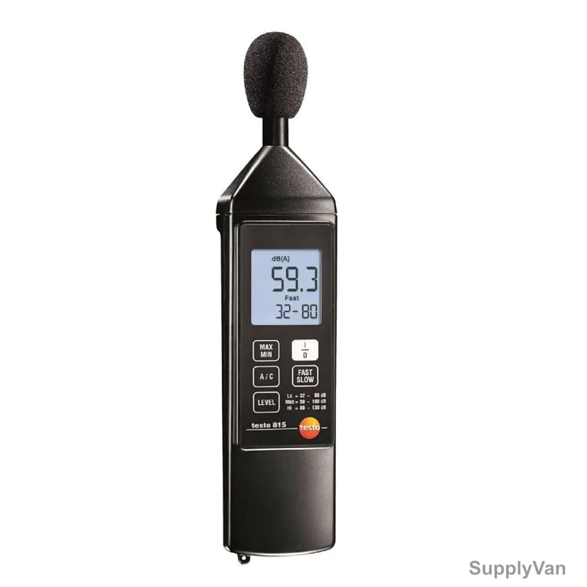 Testo Sound Level Meter, 815, +32 to +130 dB