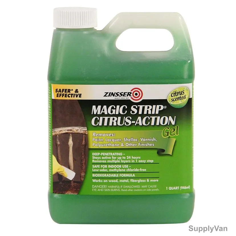 Zinsser Coat/Surface Remover Action Gel, 42104, 1 Qt