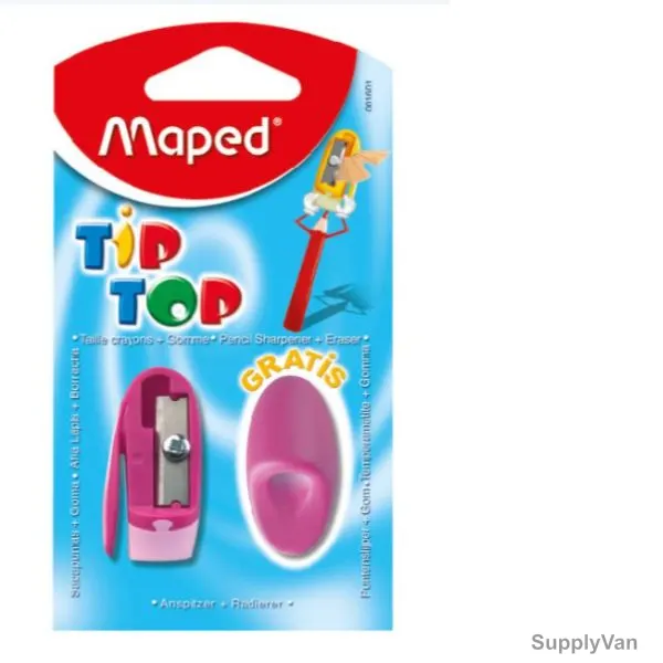 Maped Element Pencil Sharpener, MD-001601, 1 Hole, Pink
