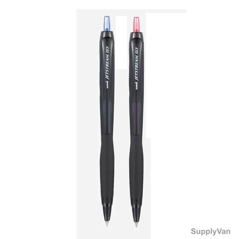 Uni-Ball Style Retractable Ball Point Pen, SXN197-03D, Jetstream, 0.7MM Tip, Blue/Red, 36 Pcs/Set
