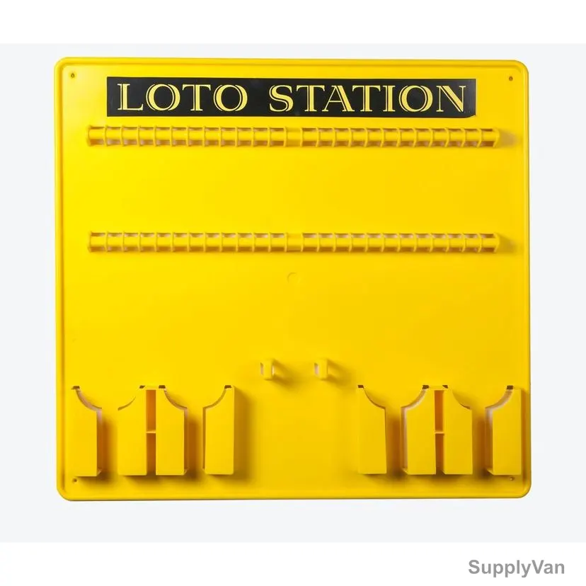 Lockout Station, LS-48L4PY-EB, 550 x 590MM, Yellow