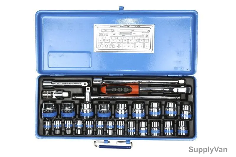 Taparia Hexagonal Sockets Set, S-14HxL, 22Pcs