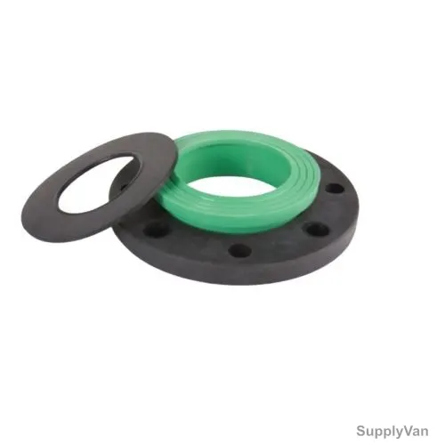 Raktherm Flange, P-FS-110, Steel, 110MM Dia, Black