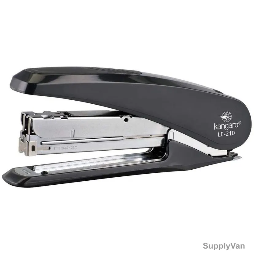 Kangaro Stapler, LE-210, 30 Sheets, Black
