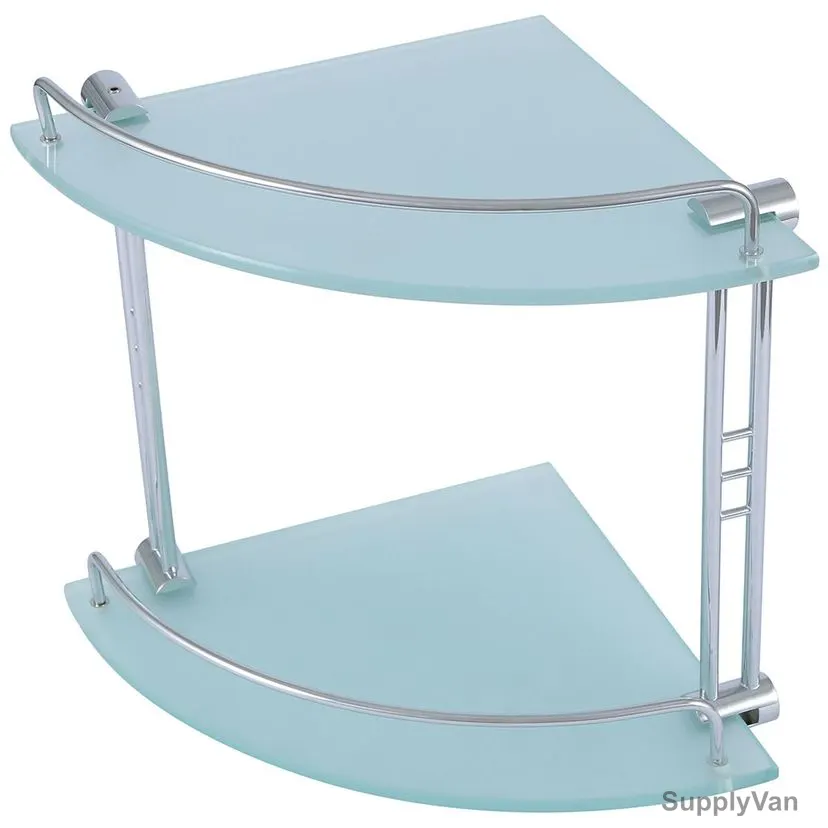 Linisi Glass Shelf, 75293, Silver Colour, Brass — image 1