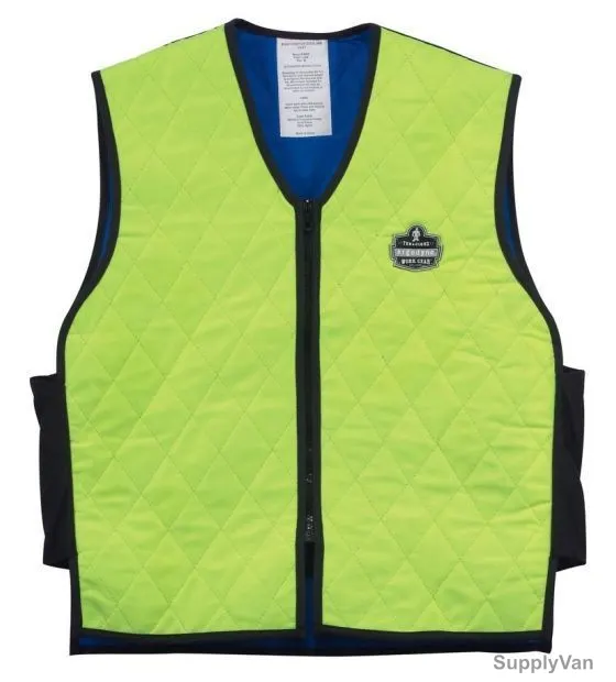 Ergodyne Cooling Vest, 6665, 3XL,Chill-Its, Lime