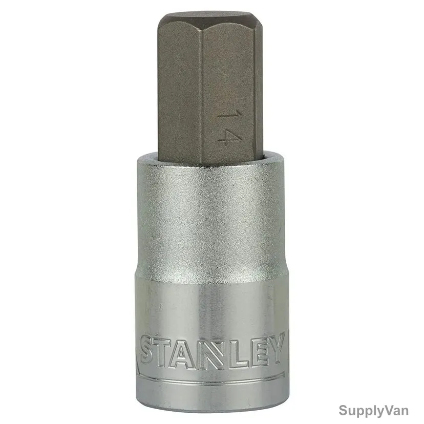 Stanley 4 Point Hexagonal Bit Socket, STMT73379-8B, 1/2 Inch Drive, 14MM