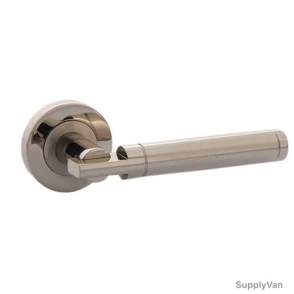 Doganlar Door Handle, Firat, Zinc, Satin Nickel