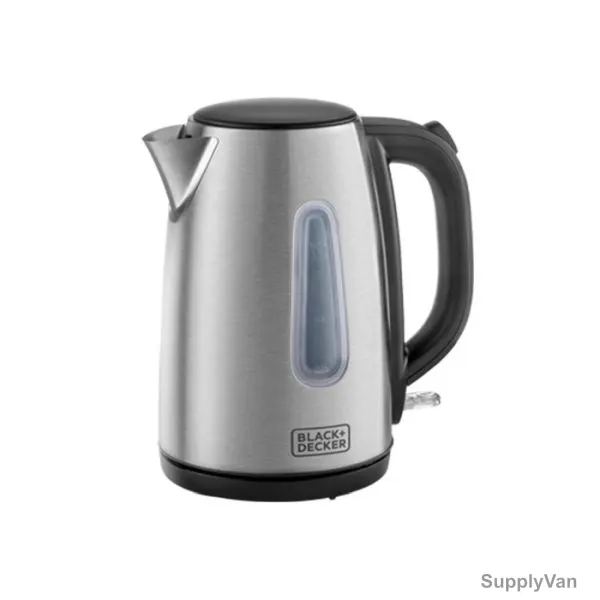 Black and Decker Electric Kettle, JC450-B5, Stainless Steel, 2000W, 1.7L, Silver — image 1