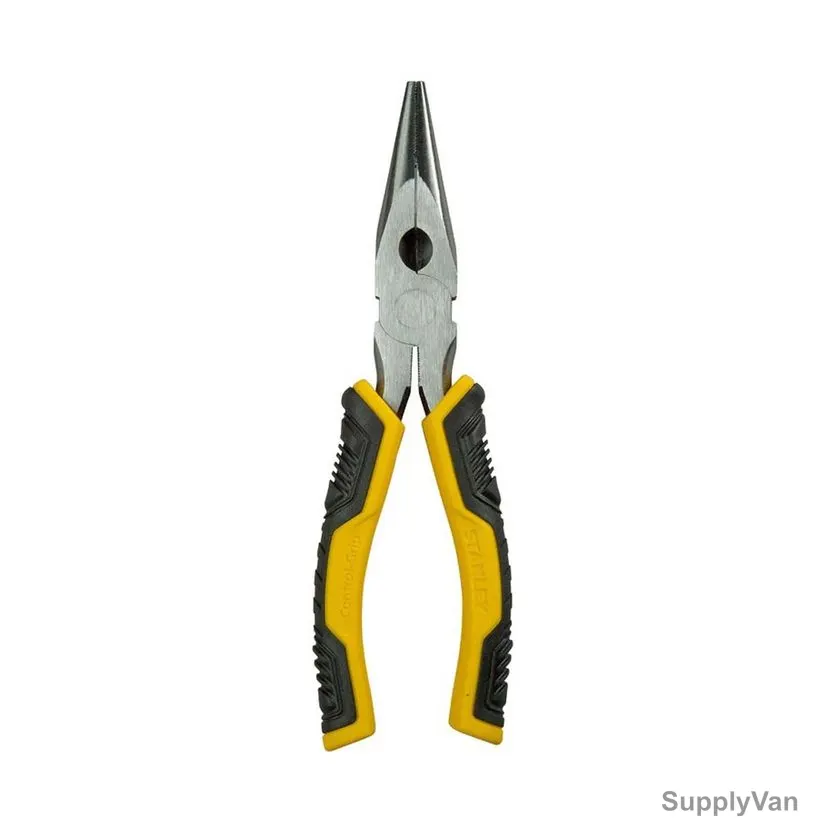 Stanley Long Nose Plier, STHT0-74363, DynaGrip, Forged Carbon Steel, 150MM Length