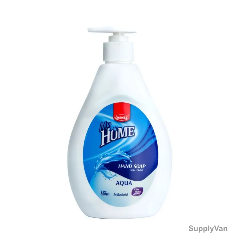 Chemex Myhome Antibacterial Liquid Handsoap, Aqua, 500ML — image 1