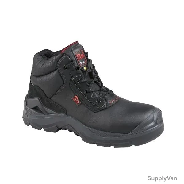 MTS Safety Ankle Boots, TCL, FLEX S3, Size38, Black