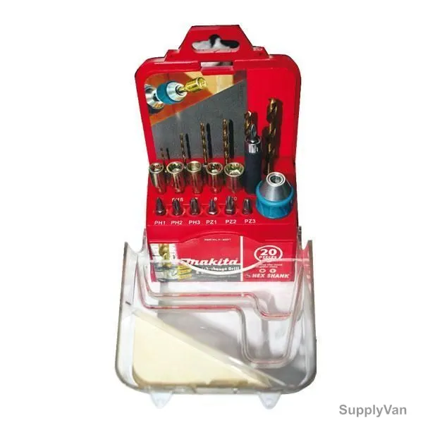 Makita Drill and Driver Set, P-46311, 20PCS