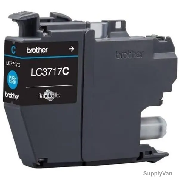 Brother Ink Cartridge, LC3717C, 550 Pages, Cyan — image 1